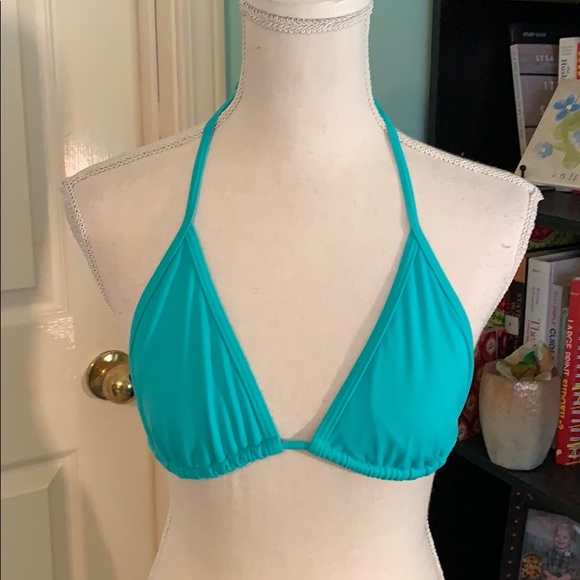 Victoria Secret NWOT teal string bikini - Picture 2 of 5